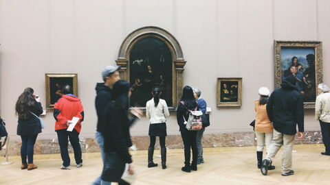 La Vierge aux rochers de Da Vinci au Louvre