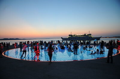monument au soleil de Zadar