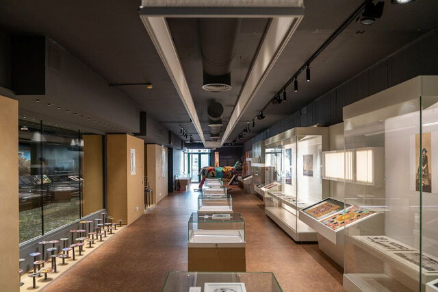 Musée d'histoire naturelle de Crète, intérieur