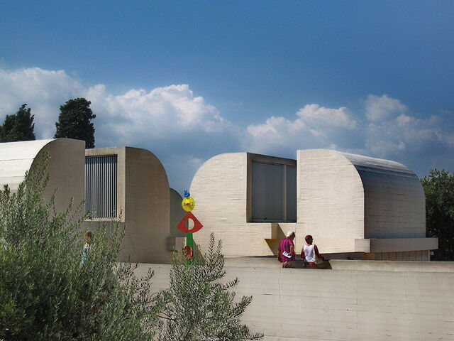 Fondation Joan Miró, terrasse