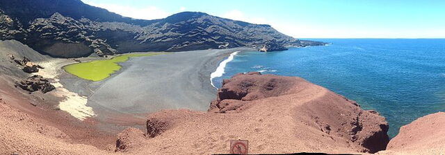 lagune verte de Lanzarote