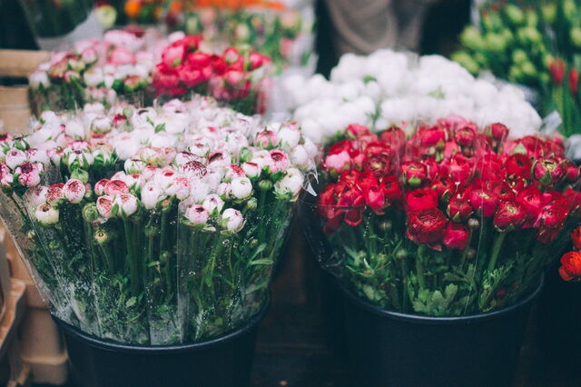 Cours Saleya, fleurs