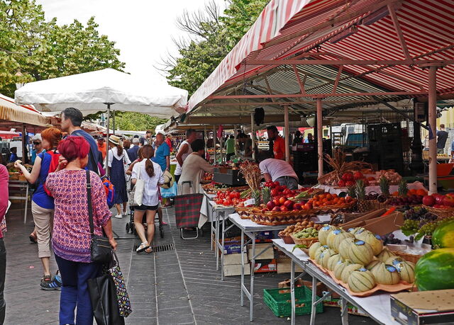 Cours Saleya, marché