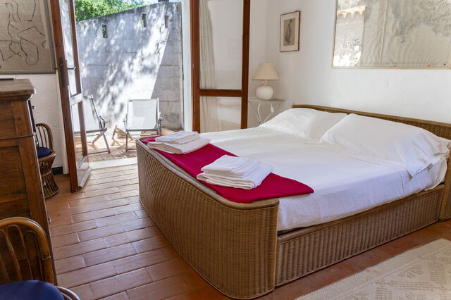 chambre à coucher de la maison des lentilles