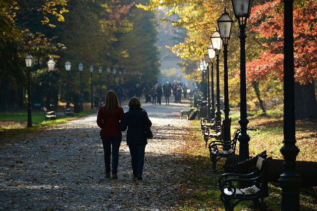 Parc Maksimir, sentiers