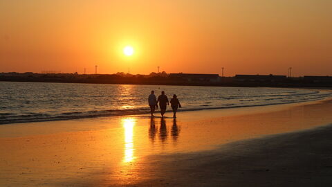 Une plage en Espagne