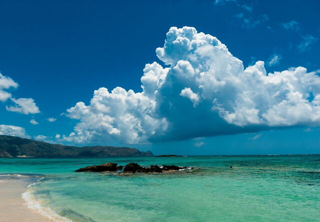 Plage d'Elafonisi, rochers