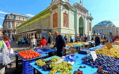 Marché de la ville de Rijeka