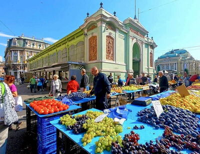 Marché de la ville de Rijeka