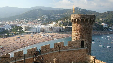 Tosse de Mar et les vestiges de son château