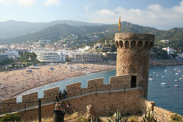 Tosse de Mar et les vestiges de son château