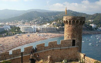 Tosse de Mar et les vestiges de son château
