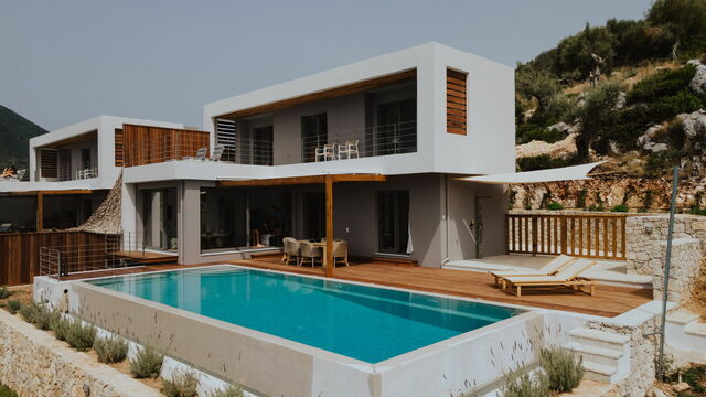 Villa Sivota, extérieur