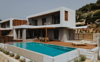Villa Sivota, extérieur
