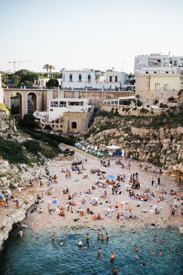 Alberobello, plage