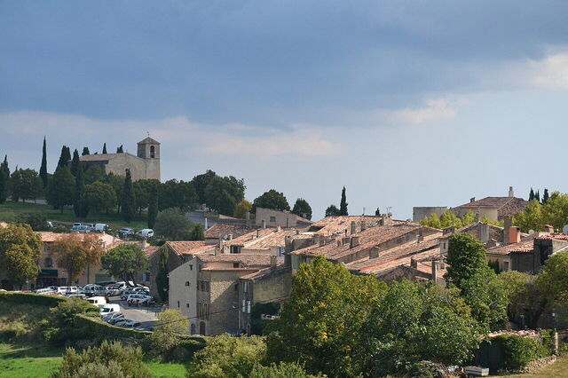ligne d'horizon de Tourtour