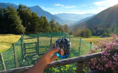 Vue sur le lac Baita