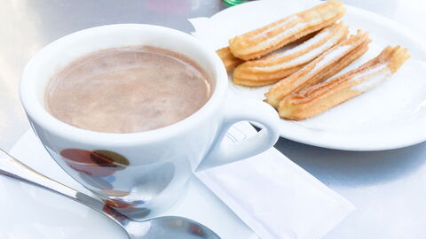 chocolat chaud avec churros