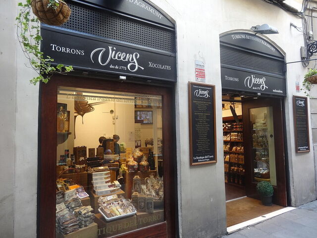 Carrer Petritxol, chocolaterie