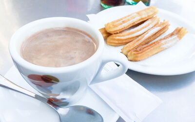 chocolat chaud avec churros
