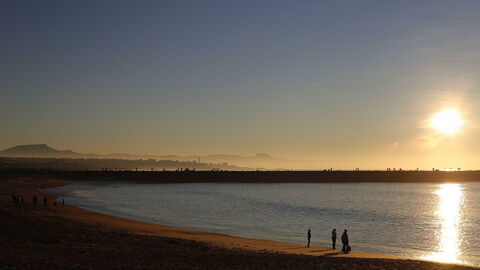 Une plage à Anglet