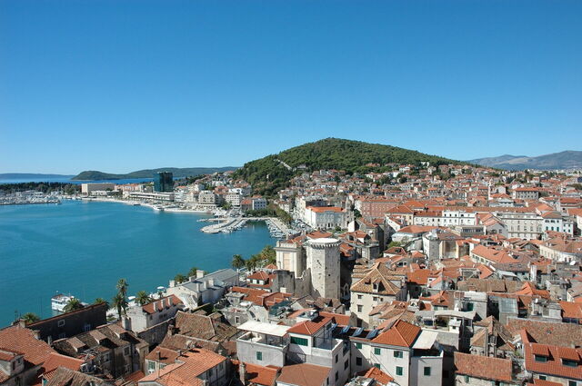 Vues de la colline de Marjan