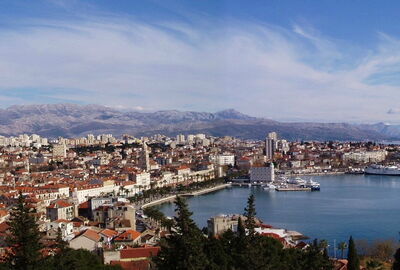 Vues de la colline de Marjan