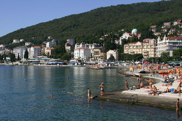 Nager à Opatija