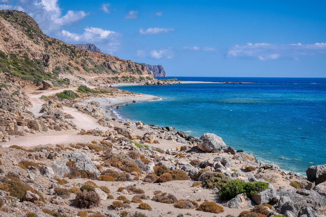 La côte en Crète