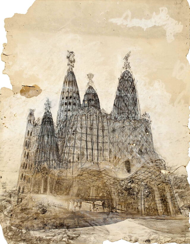 Église de Colònia Güell, plan