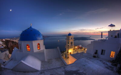 imerovigli vue des toits