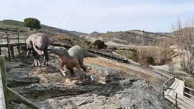 Quelques dinosaures à Enciso