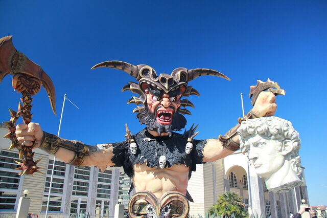 Un char à Viareggio