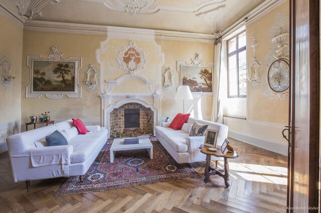 Un salon dans la villa Jasmine