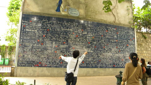 Le mur des je t'aime