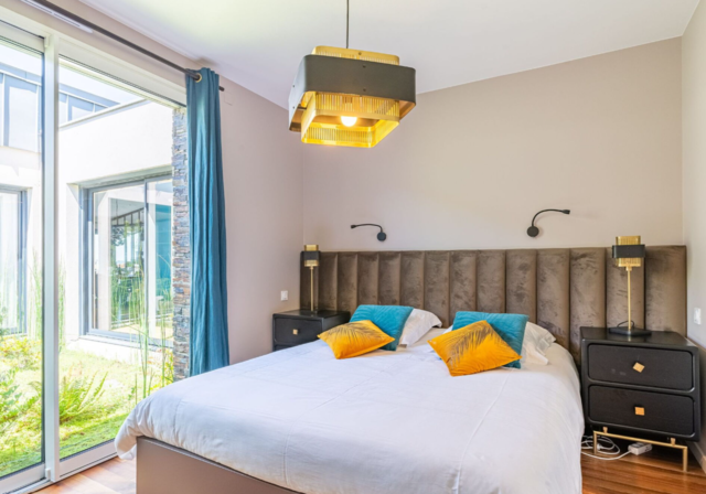 Indigo-vue Mer, chambre