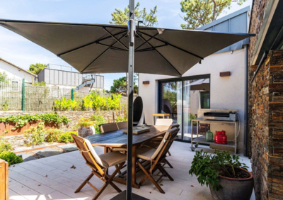 Indigo-vue Mer, al fresco