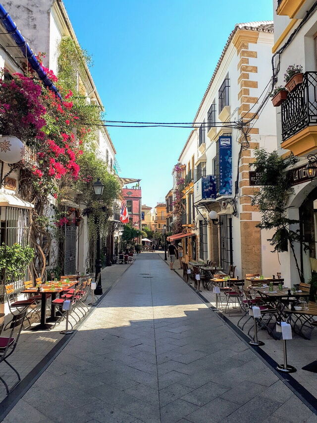 Une rue à Marbella