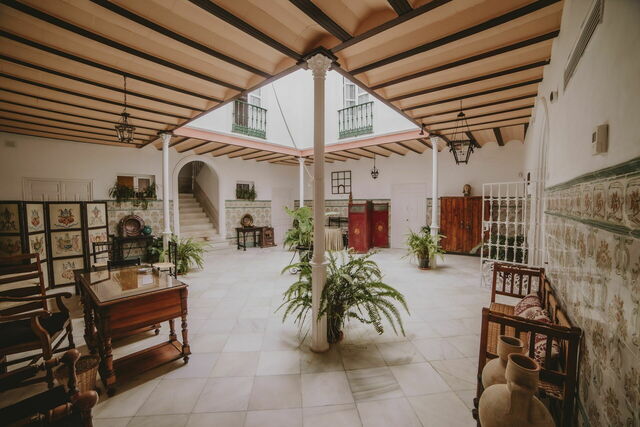 Posada La Casa Del Pintor, Cour
