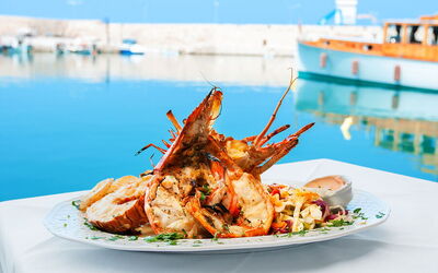 Déguster du homard en Crète