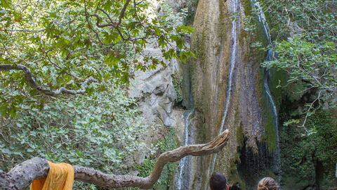 Gorges de Richtis, Cascade