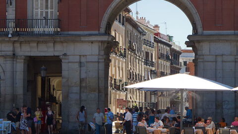 Détail de la Plaza Mayor