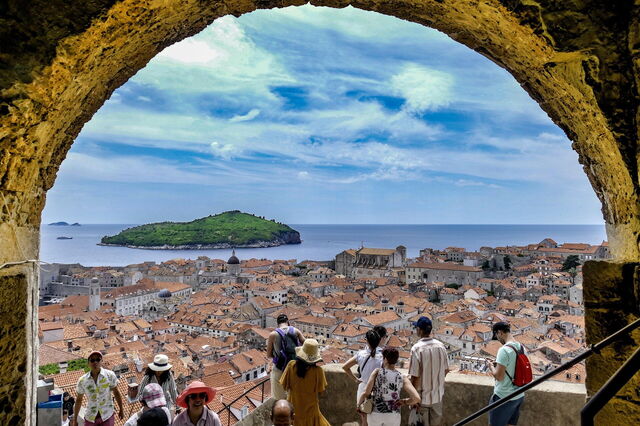 Vue sur Dubrovnik