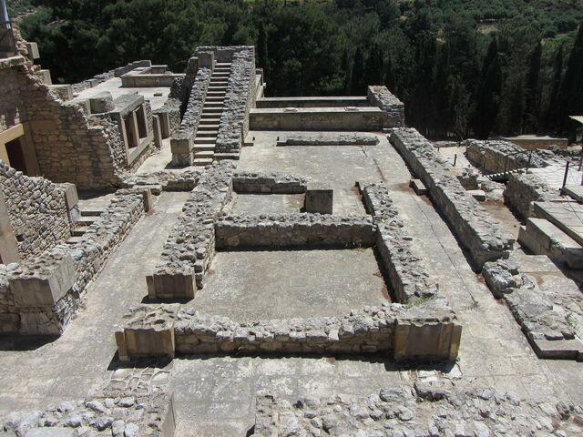 Ruines à Knossos