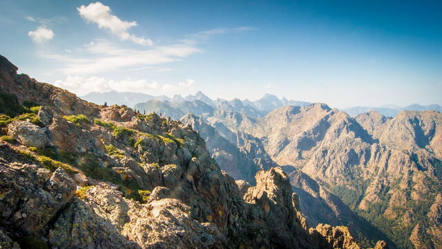 Montagnes en Corse
