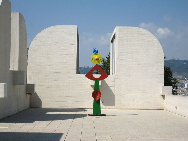 Fondation Joan Miró, toit