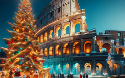 Rendu artistique de Noël à Rome