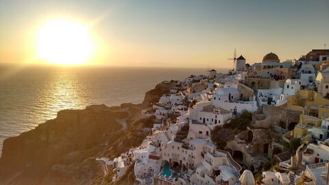 Santorin aube