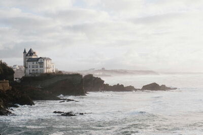 Le littoral à Biarritz