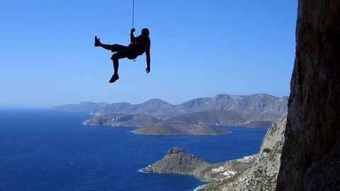 Escalade à Kalymnos